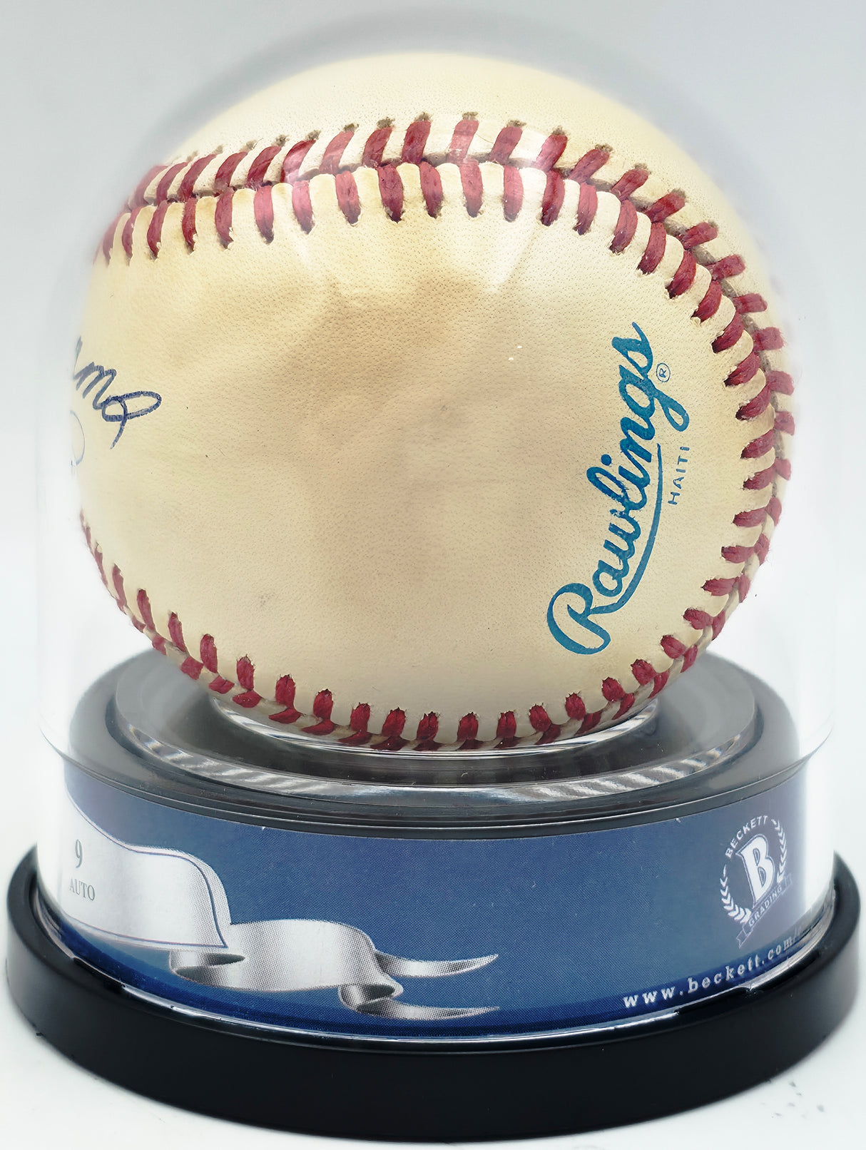 Ted Williams & Ken Griffey Jr. Autographed Official AL Baseball Auto Grade Mint 9 Beckett BAS #20778615