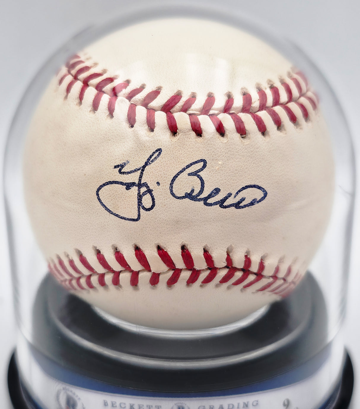 Yogi Berra Autographed Official AL Baseball New York Yankees Auto Grade Mint 9 Beckett BAS #20778608