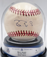 Barry Bonds Autographed Official NL Baseball San Francisco Giants Auto Grade Mint 9 Beckett BAS #20778614