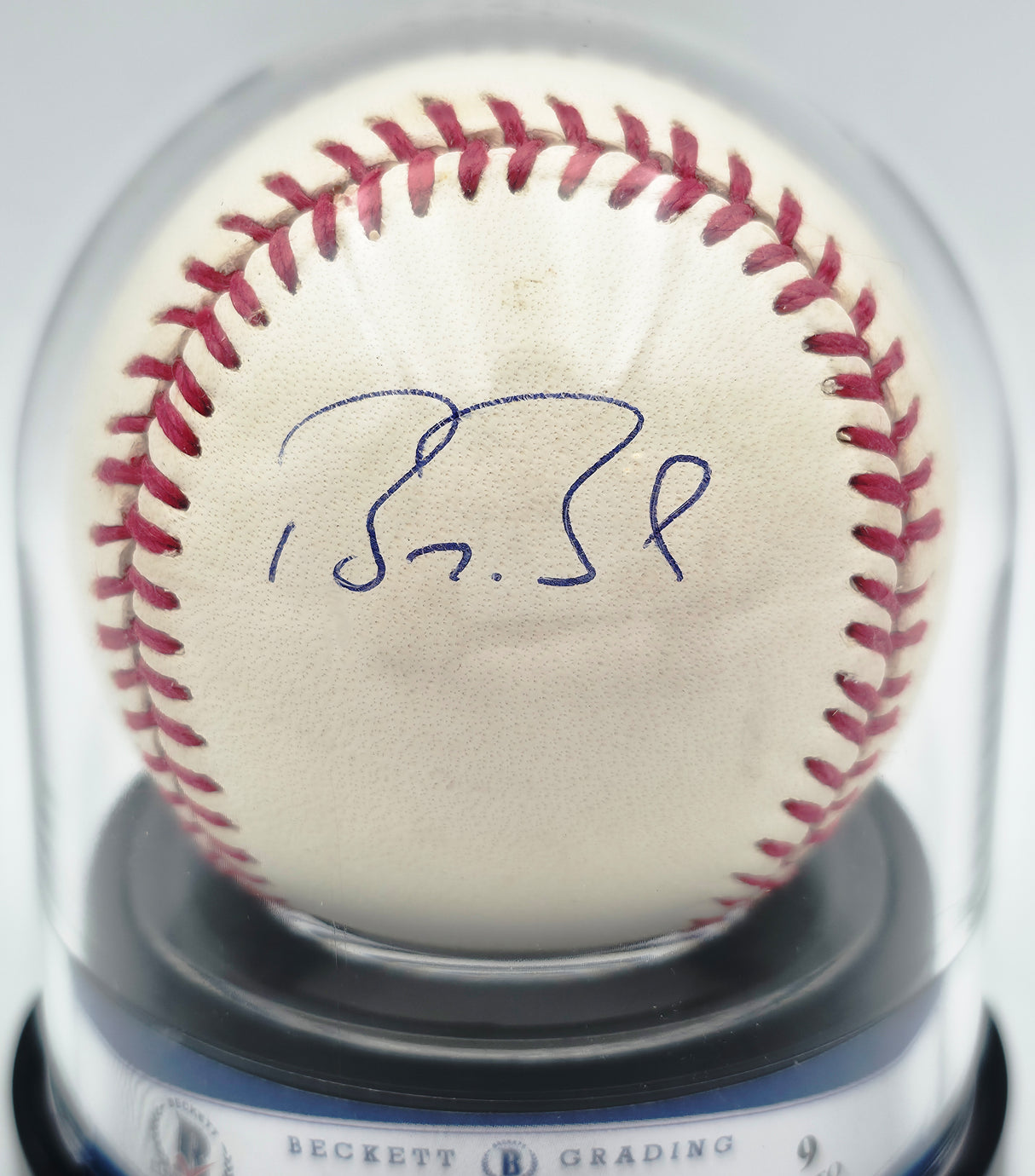 Barry Bonds Autographed Official League Baseball San Francisco Giants Auto Grade Mint 9 Beckett BAS #20778604