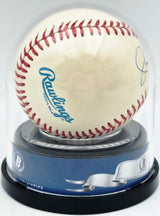 Joe Dimaggio Autographed Official AL Baseball New York Yankees Auto Grade Mint 9 Beckett BAS #20778607