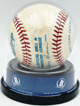 Mickey Mantle Autographed Official AL Baseball New York Yankees Auto Grade Mint 9 Beckett BAS #20779084