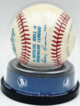 Mickey Mantle Autographed Official AL Baseball New York Yankees Auto Grade Mint 9 Beckett BAS #20779087