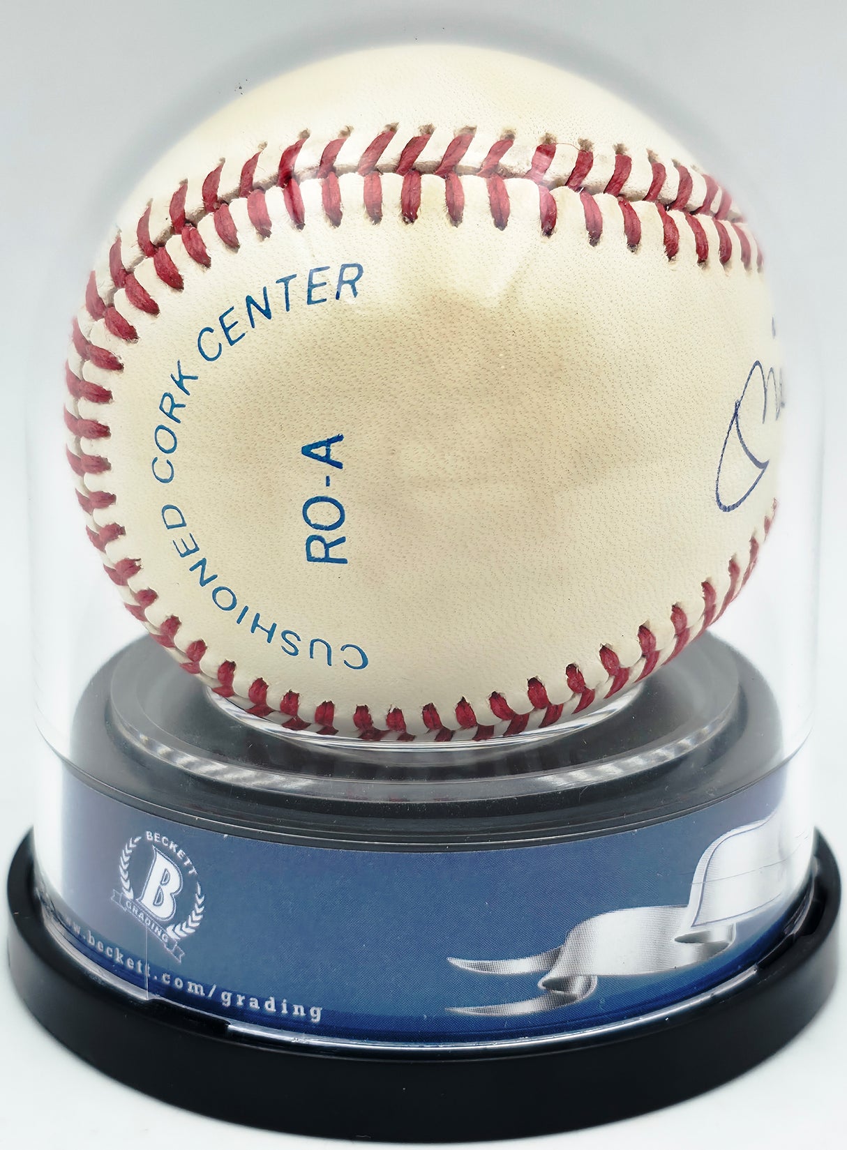 Mickey Mantle Autographed Official AL Baseball New York Yankees Auto Grade Mint 9 Beckett BAS #20779087