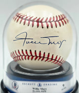 Willie Mays Autographed Official NL Baseball San Francisco Giants Auto Grade Mint 9 Beckett BAS #20779710