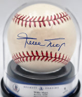 Willie Mays Autographed Official NL Baseball San Francisco Giants Auto Grade Mint 9 Beckett BAS #20779079