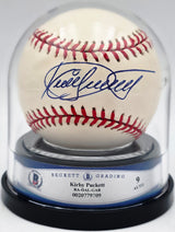 Kirby Puckett Autographed Official AL Baseball Minnesota Twins Auto Grade Mint 9 Beckett BAS #20779709
