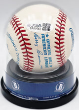 Ted Williams Autographed Official AL Baseball Boston Red Sox Auto Grade Mint 9 Beckett BAS #20778613