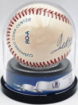 Ted Williams Autographed Official AL Baseball Boston Red Sox Auto Grade Mint 9 Beckett BAS #20779088