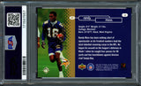 Randy Moss Autographed 1998 SP Authentic Rookie Card #18 Minnesota Vikings PSA 8 Auto Grade Gem Mint 10 "Straight Cash Homie" #691/2000 PSA/DNA #171597557