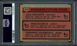 Fernando Valenzuela & Others Autographed 1981 Topps Rookie Card #302 Los Angeles Dodgers Auto Grade Mint 9 PSA/DNA #113119459