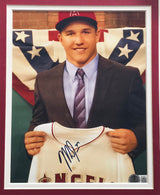Mike Trout Autographed Framed 8x10 Photo California Angels Beckett BAS #AE16567