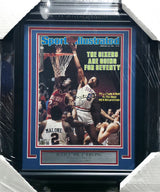 Julius "Dr. J" Erving Autographed Framed 8x10 Sports Illustrated Cover Philadelphia 76ers Beckett BAS QR #BS36730