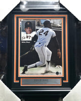 Willie Mays Autographed Framed 8x11 Magazine Page Photo San Francisco Giants Beckett BAS #AE16553