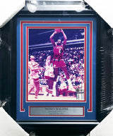 Moses Malone Autographed Framed 8x10 Photo Philadelphia 76ers Beckett BAS QR #BS12744