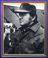 Don James Autographed Framed 8x10 Photo Washington Huskies MCS Holo #88800