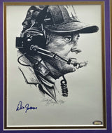Don James Autographed Framed 8x10 Photo Washington Huskies MCS Holo #64035