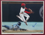 Ozzie Smith Autographed Framed 16x20 Photo St. Louis Cardinals Beckett BAS QR #BS30412