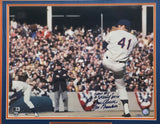 Tom Seaver Autographed Framed 16x20 Photo New York Mets Game #4 '69 World Series "The Franchise" Beckett BAS QR #BS30404