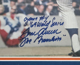 Tom Seaver Autographed Framed 16x20 Photo New York Mets Game #4 '69 World Series "The Franchise" Beckett BAS QR #BS30404