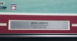 Bob Gibson Autographed Framed 16x20 Photo St. Louis Cardinals Beckett BAS QR #BS30408
