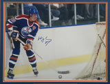 Wayne Gretzky Autographed Framed 16x20 Photo Edmonton Oilers Beckett BAS #AE16675