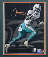 Tyreek Hill Autographed Framed 11x14 Photo Miami Dolphins Beckett BAS Witness #W964537