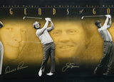Tiger Woods, Jack Nicklaus & Arnold Palmer Autographed Framed 'Legends of Golf' 12x30 Photo Beckett BAS, PSA/DNA & UDA Holo #BAJ56321