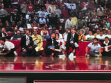 Michael Jordan Autographed Framed Nike Slam Dunk Contest 32x43 Poster Photo Chicago Bulls UDA Holo #SHO30819
