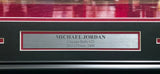 Michael Jordan Autographed Framed Nike Slam Dunk Contest 32x43 Poster Photo Chicago Bulls UDA Holo #SHO30819
