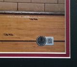 Michael Jordan Autographed Framed Nike Air Dunking 24x24 Poster Photo Chicago Bulls Beckett BAS #AE16681