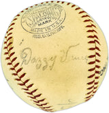 Babe Ruth Autographed Official Spalding League Special Baseball New York Yankees Also Signed By Frank Frisch & Dazzy Vance PSA/DNA #AO09332