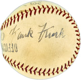 Babe Ruth Autographed Official Spalding League Special Baseball New York Yankees Also Signed By Frank Frisch & Dazzy Vance PSA/DNA #AO09332