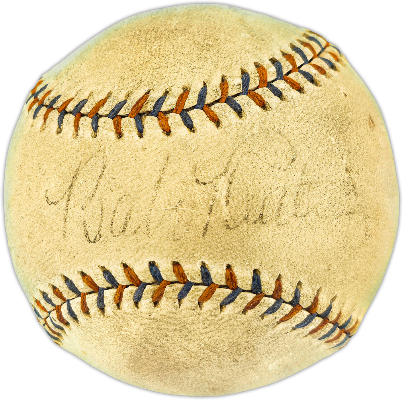 Babe Ruth Autographed Official Spalding Home Run Special Baseball New York Yankees Also Signed By Joe Judge PSA/DNA #AO09337