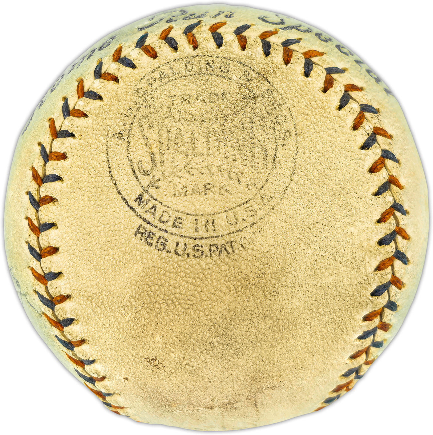 Babe Ruth Autographed Official Spalding Home Run Special Baseball New York Yankees Also Signed By Joe Judge PSA/DNA #AO09337