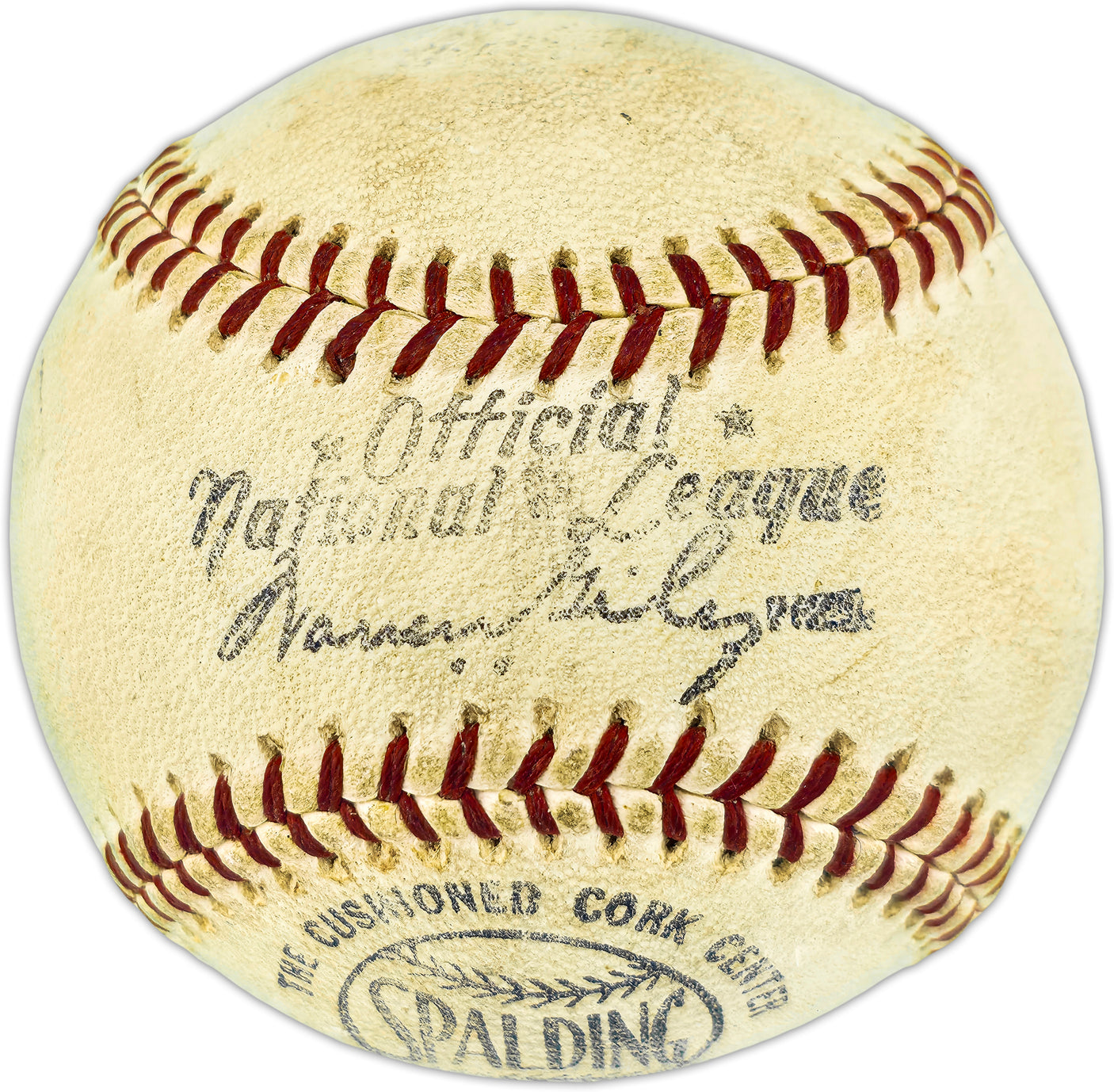 Roberto Clemente Autographed Official Giles NL Baseball Pittsburgh Pirates "Best Wishes" (Single Signed) PSA/DNA & Beckett BAS #AE41474