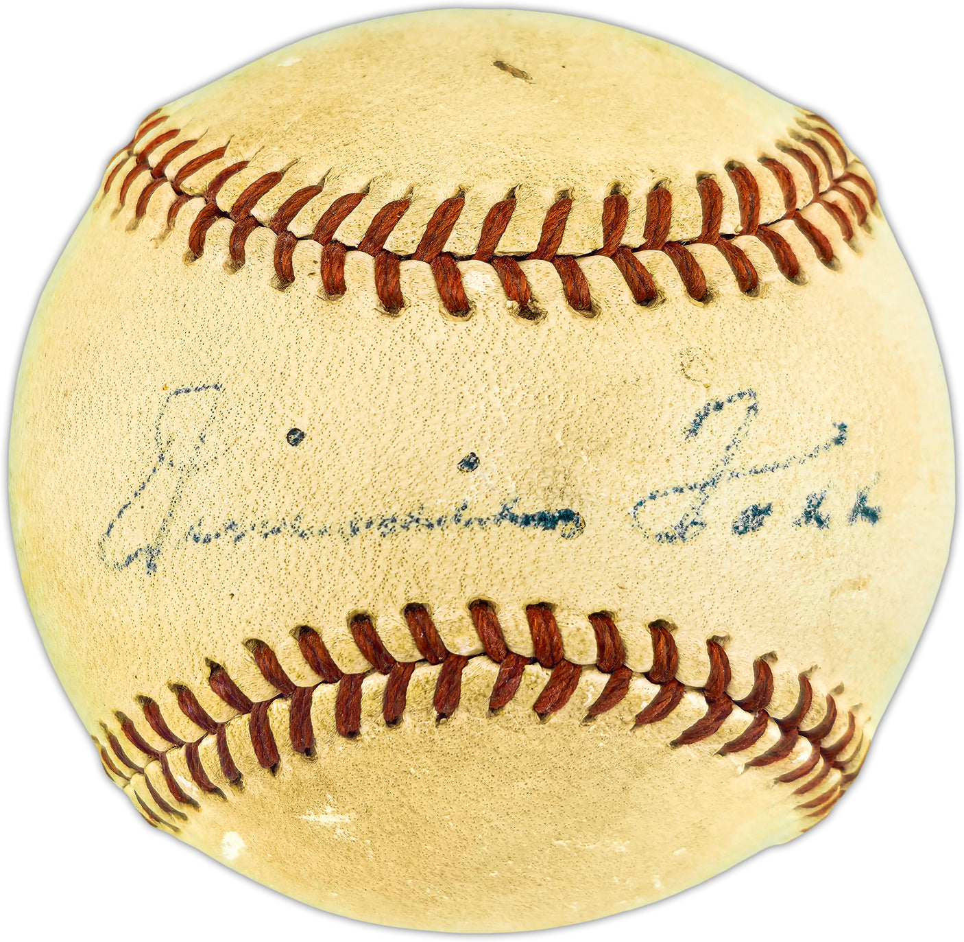 Jimmie Foxx Autographed Official AL Baseball Philadelphia A's (Single Signed) PSA/DNA & Beckett BAS #AE41480