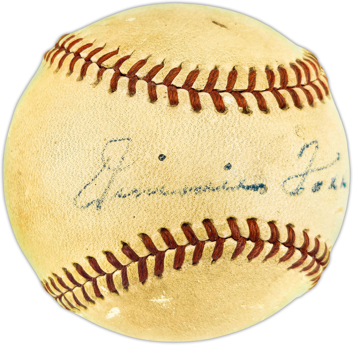 Jimmie Foxx Autographed Official AL Baseball Philadelphia A's (Single Signed) PSA/DNA & Beckett BAS #AE41480