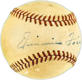 Jimmie Foxx Autographed Official AL Baseball Philadelphia A's (Single Signed) PSA/DNA & Beckett BAS #AE41480