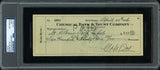 Babe Ruth Autographed 3x8.5 Check New York Yankees PSA/DNA #85494224