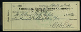 Babe Ruth Autographed 3x8.5 Check New York Yankees PSA/DNA #85494224