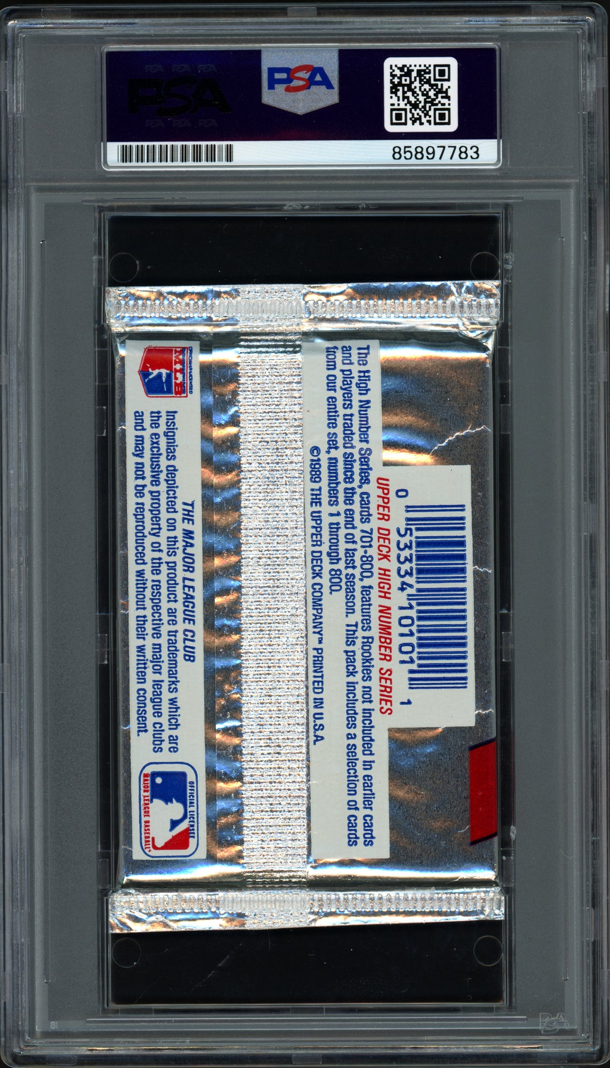 Ken Griffey Jr. Autographed 1989 Upper Deck Low Card Pack Seattle Mariners PSA/DNA Stock #267884
