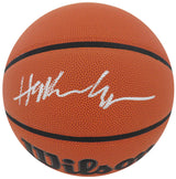 Hakeem Olajuwon Signed Wilson Indoor/Outdoor NBA Basketball