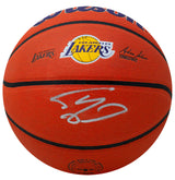 Shaquille O'Neal Signed Wilson Los Angeles Lakers Logo Full Size NBA Basketball - (Beckett)