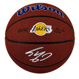 Shaquille O'Neal Signed Los Angeles Lakers Logo Wilson Alliance NBA Basketball