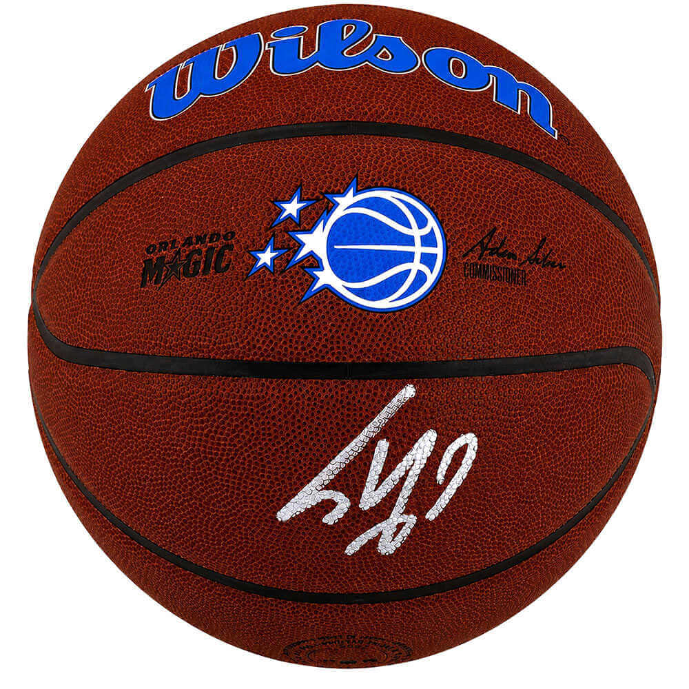 Shaquille O'Neal Signed Orlando Magic Logo Wilson Alliance NBA Basketball