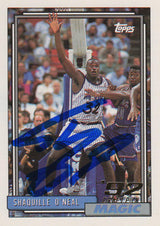 Shaquille O'Neal Signed Orlando Magic 1992 Topps Rookie Card #362