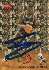Shaquille O'Neal Signed Orlando Magic 1992 Fleer Ultra All-Rookie Series Rookie Card #7