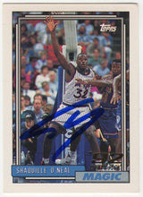 Shaquille O'Neal Signed Magic 1992-93 Topps Rookie Basketball Card #362