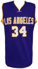 Shaquille O'Neal Signed Purple Custom Basketball Jersey - (JSA)